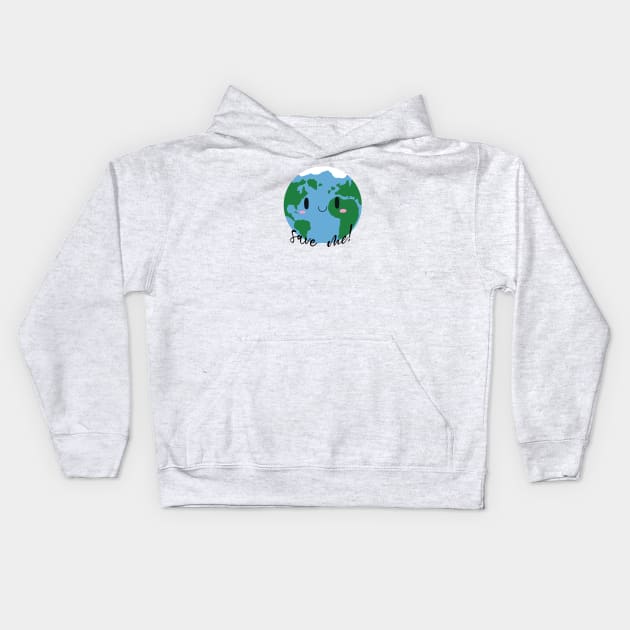 Save the Earth! Kids Hoodie by SaganPie